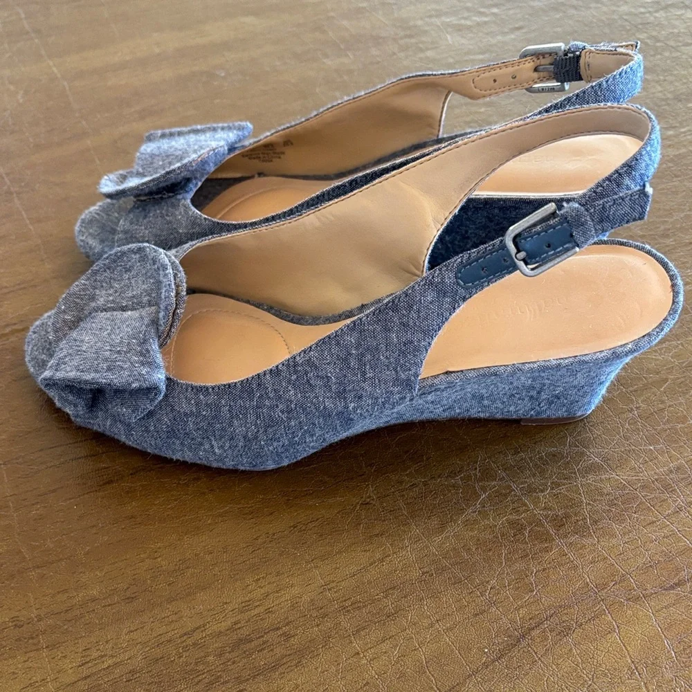 Naturalizer Women's Denim Blue Slingback Shoes - Picture 3 of 7